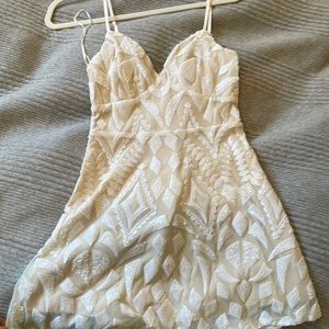 Super down revolve size small gorgeous sequin dress